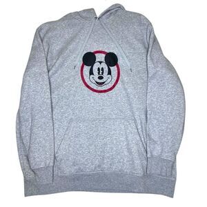Disney Mickey Mouse Hoodie Amazon Essentials Gray Fleece Sweatshirt Size 4XLT